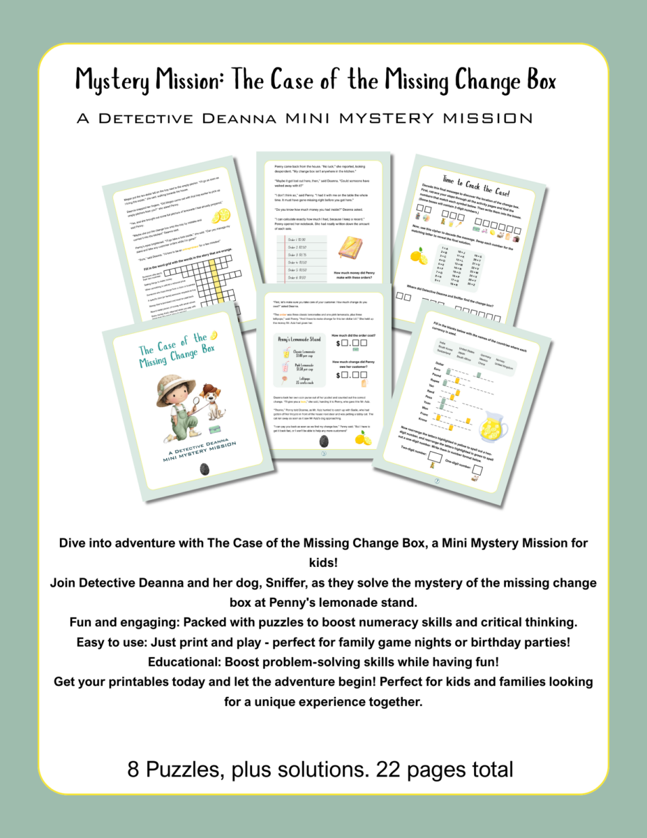 Change Box Mystery Mission: The Case of the Missing Change Box - out standing in ...